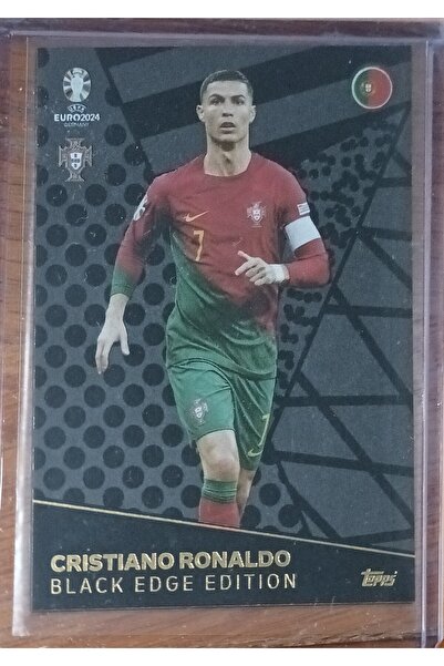 Topps Cristiano Ronaldo Black Edge Edition #BE 7 - Topps Match Attax UEFA EUR...