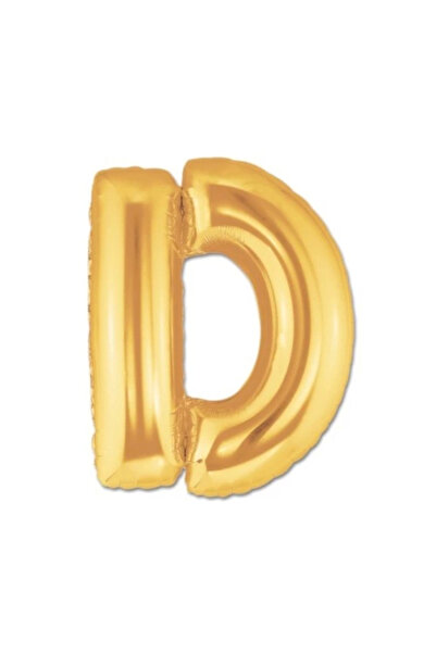 CT STONES Gold Foil Letter D Balloon 1 Meter
