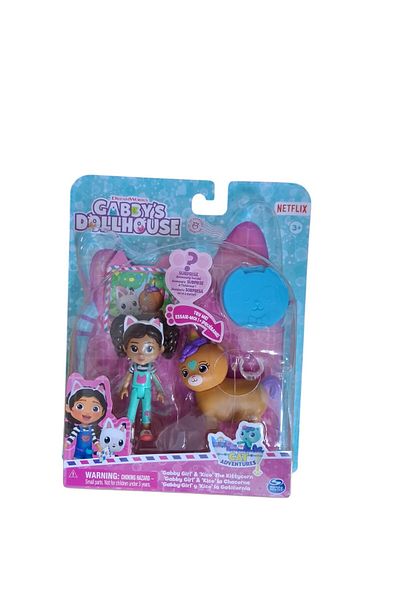 Sunman Spin Master Gabbys Dollhouse 6067672 Cat Tivity Pack Gabby and Kittycorn 3