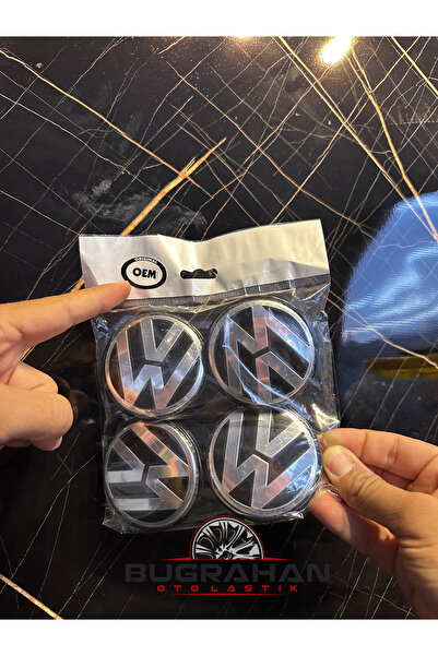 OEM Orijinal Volkswagen Jant Göbeği 65,5 Mm 56 Mm İç (Jelatinli Paket)