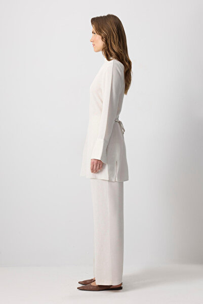 Touché Privé Tie at the Waist Tunic Pants Suit