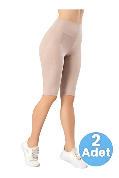 Uniquetrenders Жіночі 2-х комплекти високої талії з фітнес-резинкою на колінах