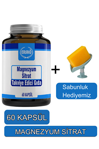 Ersağ Magnezyum Sitrat Takviye Edici Gıda - Sabunluk Hediyemiz 2097-38