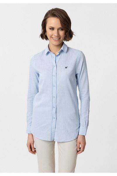 Williot Cămașă Glorinda pentru femei, slim fit, cu detaliu de broderie