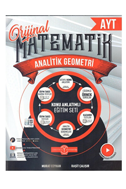 Orijinal Yayınları Orijinal AYT Analitik Geometri Konu Anlatımlı Fasikülü Ori...