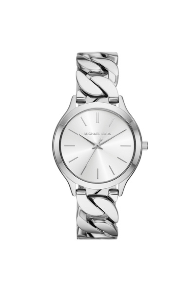 Michael Kors Damen Pist Uhr Silber Mk7474 - Simple and Stylish Design