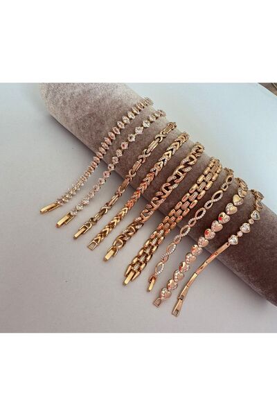XUPING JEWELRY XUPING BRONZ RENK ÇELİK BİLEKLİKLER
