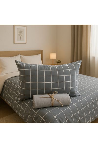 By Masuaa Cotton Fitted Sheet Set (Single, Double, King)