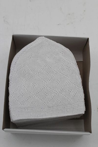 ehlibeyt hac umre Economical 12 Piece Prayer Cap with Boxed Gift