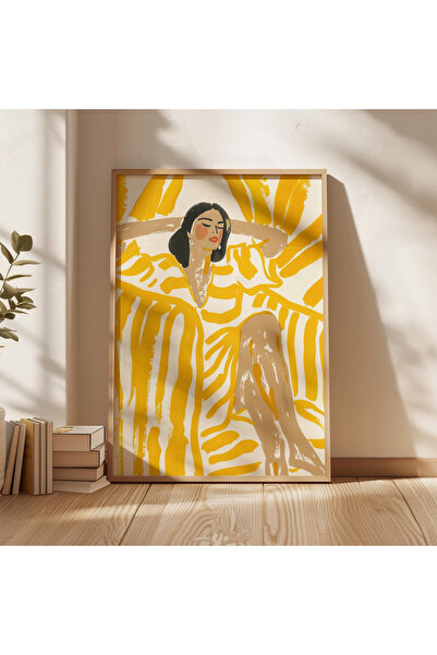 woodhomeworks Tek Parça Salon Ofis Dekor Tablo Ttk