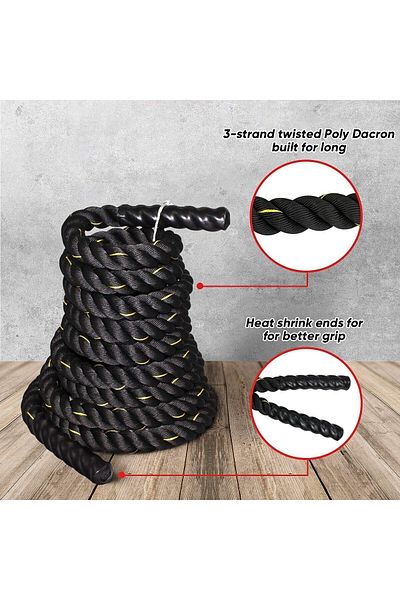 BUNCA Training Rope - Battle and Cardio Rope by BUNCA