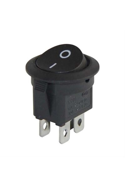 Powermaster Round 4 Pin Non-Illuminated On-Off Switch Ic-133-4