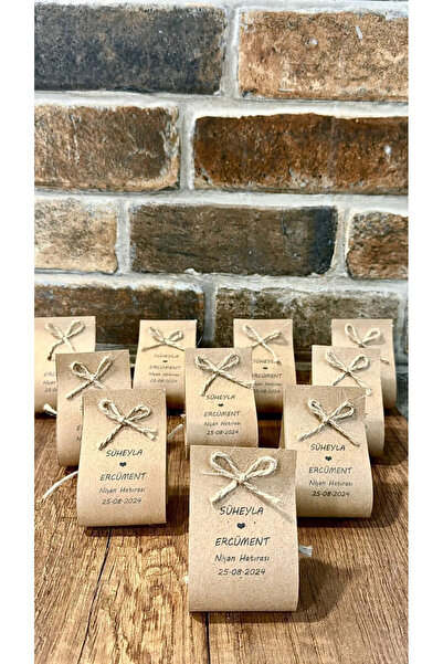 KAİR HOME 10 Adet Süslemeli Mini Bubble Mum, Nikah Şekeri, Doğum, Sünnet, Düğün Nişan Söz, Kına, Doğum Günü