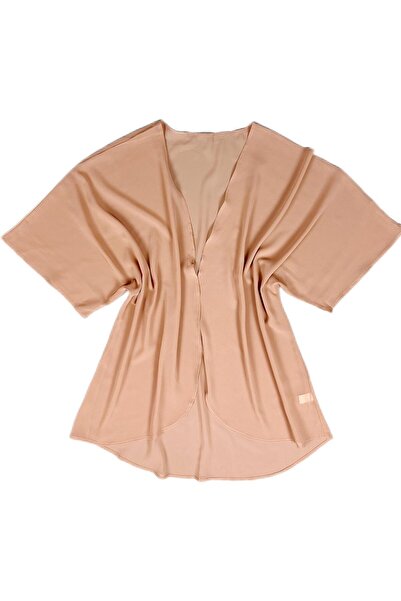 BUNCA Banca Summer Kimono Cardigan, Long Loose Beige Color Simple Elegant Cardigan For Women And Girls