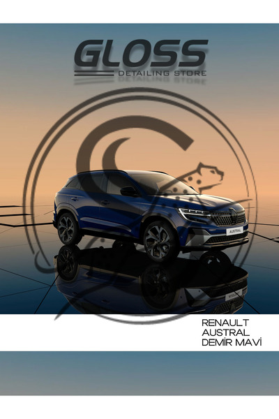 Gloss Detailing Renault Austral Rqh Demir Mavi - Çizik Ve Taş Izi Giderici Rö...
