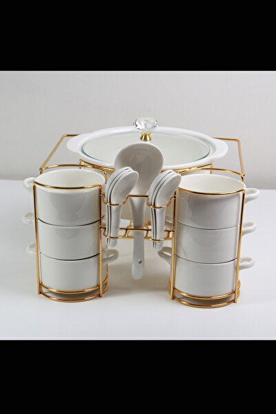 Generic Soup pot set with serving bowls