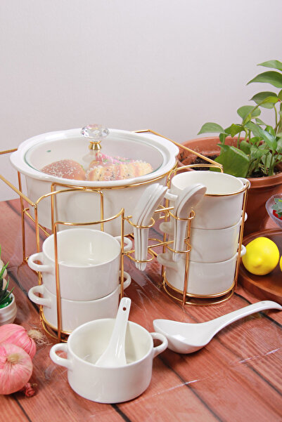 Generic Soup pot set with serving bowls