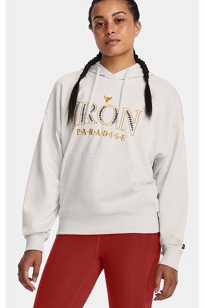 Under Armour Women's sweatshirt, UNDER ARMOUR, Cotton, White, S INTL