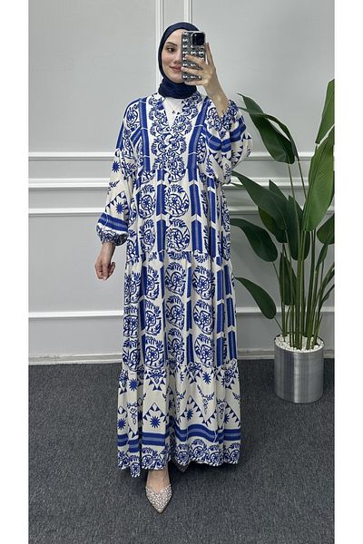 bybaharoz Viscose Dress