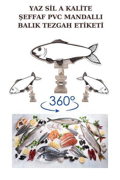 Manken İstanbul 20 τμχ Summer Sil Mini Size Latch Fish Ετικέτα τιμής Ετικέτα ψαρέματος Ετικέτα πάγκου ψαριών