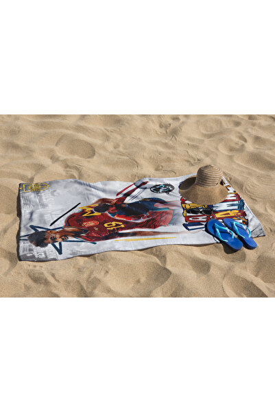 Erays Home Laminated Patch Patterned Digital Printed Beach Towel Men's Beach Towel Sea Towel