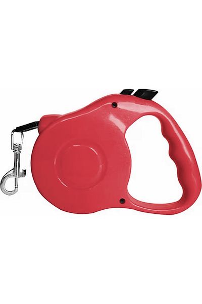 K&A Automatic Dog Walking Leash XS 3 Meters 12 kg Red
