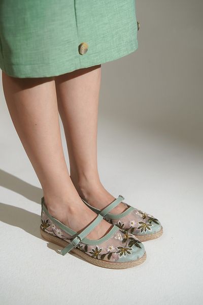Capone Outfitters Espadrile de damă Shela cu bandă florală