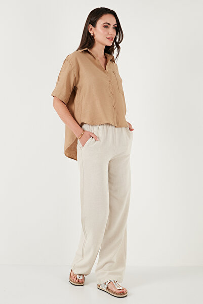 Lela Regular Fit Chest Pocket Short Sleeve Shirt Shirt 6779324