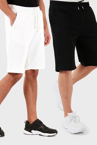 Buratti Cotton Regular Fit Normal Waist Pocket 2 Pack Shorts Men's Shorts 590804142S2