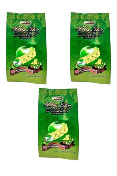 HEMANI Ultra Slim Slimming Green Tea with Green Apple 10 bags*3pcs