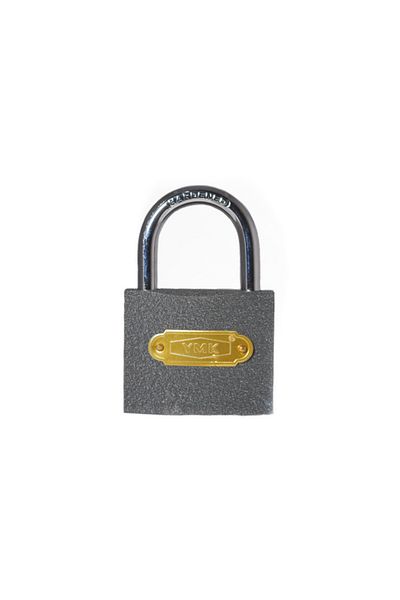 Easy Tedarik Eco Gray Cast Short Hook Padlock 50mm