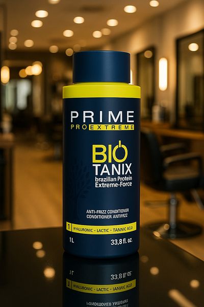Prime Pro Extreme Bio Tanix Brazilian Keratin Cream with Hyaluronic Acid, Lactic and Tunic Acid 1.1Lt