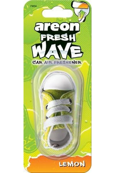 Areon Fresh Wave Air Freshener, Shoe, Lemon (FW04) - Pack Of 1