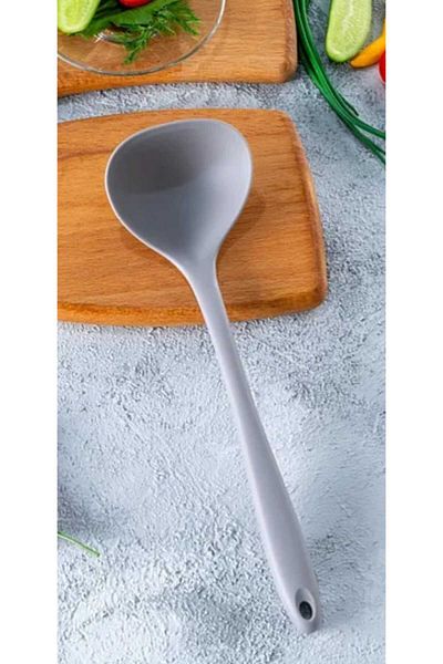 elfnur 1Pc Hard Tip Heat Resistant Fireproof Non-Stick Pan Anti-Scratch Silicone Food Scoop
