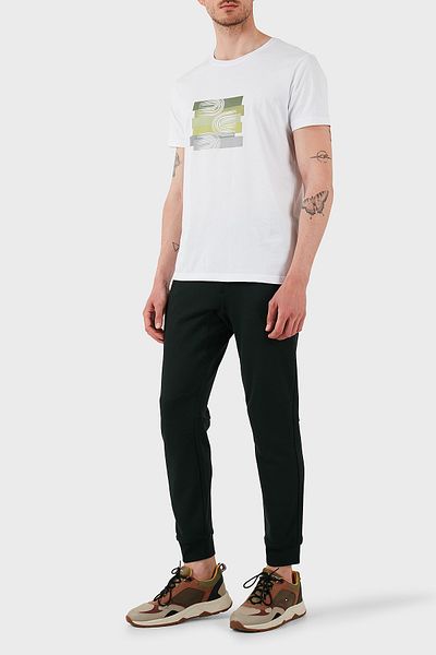 Armani Exchange Cotton Regular Fit Ribbed Leg Jogger Sports Pants Men's Pants 8Nzp73 Zjkrz U