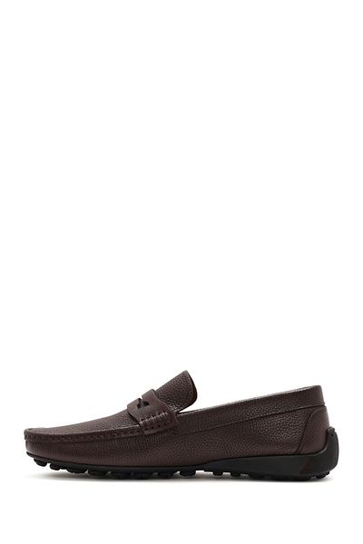 Derimod Men's Brown Leather Casual Loafer 25Sfd7551Ft