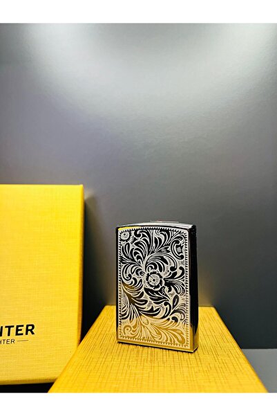 doğan hediyelik Pürmüz Alevli Kart Model Yandan Kaydırmalı Rüzgar Çakmağı