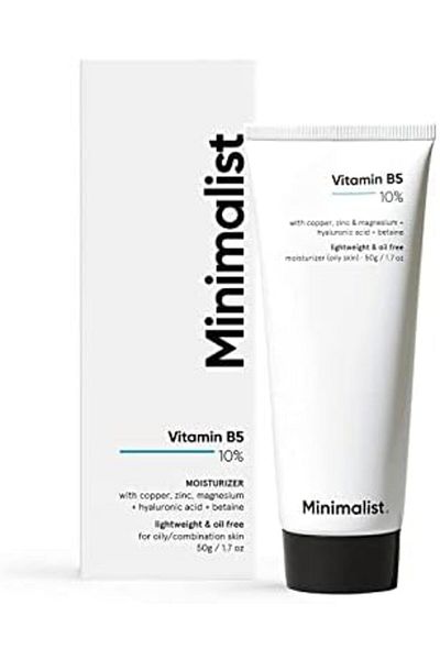 Minimalist 10% Vitamin B5 Gel Face Moisturizer For Oily Skin | Oil-free Fast Absorbing 50 g