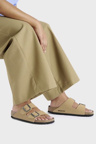 Birkenstock Arizona Bf Nu Double Stripes Suede Pantofle Unisex PANTOFLE 1029151