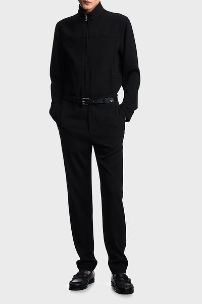Emporio Armani Stretch Regular Fit Normal Waist Straight Leg Chino Pants Men's Pants Em000158 Te13591