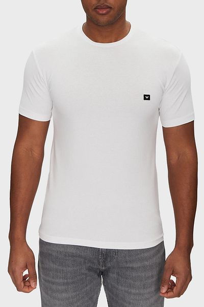 Emporio Armani Stretch βαμβακερό μπλουζάκι με λαιμόκοψη Ανδρικό μπλουζάκι EM000379 AF10785 U0002