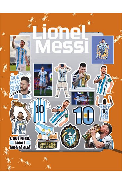 hediyenebak Lionel Messi Sticker Set |   Laptop Agenda Pc Tablet Phone Notebook Sticker Bullet Journal