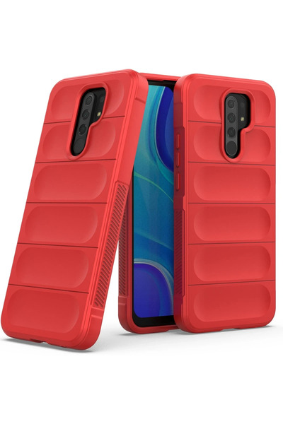 NewFace Xiaomi Redmi 9 Case Optimum Silicone - Red Gelal