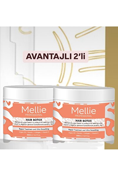 Mellie Professional Hair Botox Saç Maskesi - Besleyici Ve Koruyucu Etki 500ml...