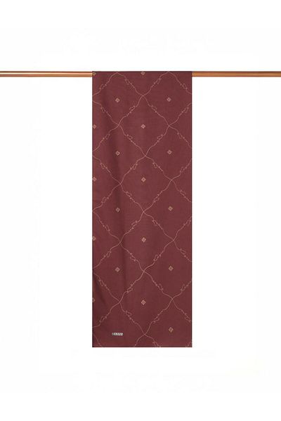 Kayra Special Series Monogram Shawl Bitter Brown