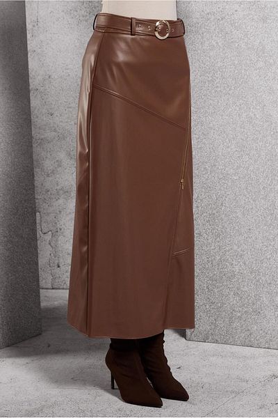 Alvina ΖΩΝΗ Faux ΔΕΡΜΑΤΙΝΗ ΦΟΥΣΤΑ 60638