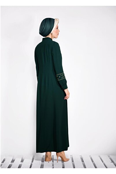 Alvina Zippered Shade with Embroidered Sleeves and Collar - 1281