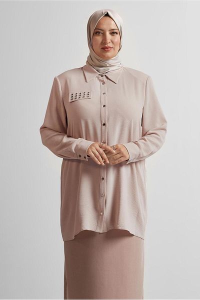 Alvina Shirt Collar Tunic 20711