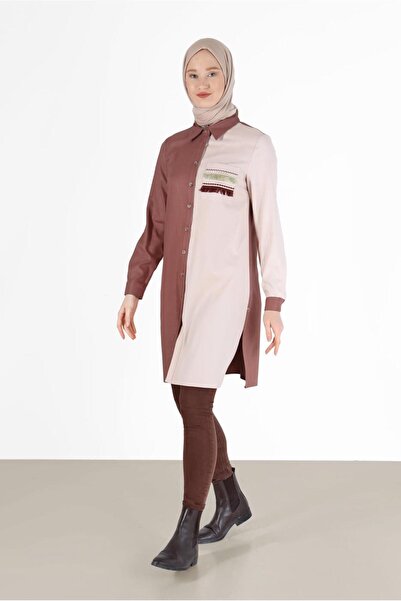 Alvina ΤΟΥΝΙΚ ΔΙΧΡΩΜΟ ΜΕ ΛΕΠΤΟΜΕΡΗ ΦΟΥΝΤΑ 42291