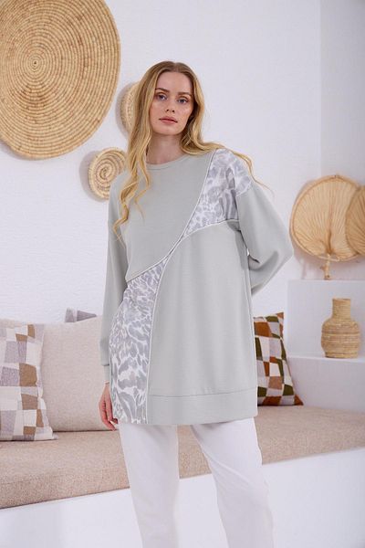 Moodbasic MB21.303 TUNICĂ MODAL DETALIE FERMOAR MOODBASIC